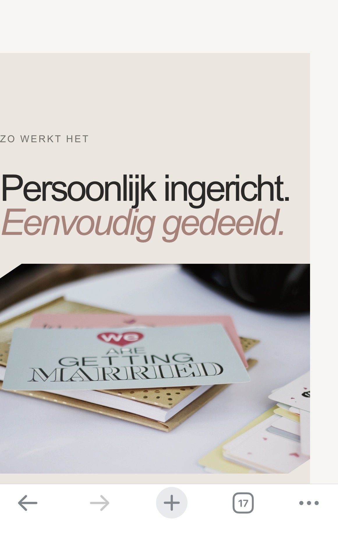 Ons trouwmoment